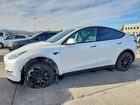2021 Tesla Model Y White vin: 5YJYGDEE6MF295963