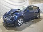 2021 Tesla Model Y Blue vin: 5YJYGDEE8MF069035