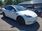2021 Tesla Model Y Long Range Dual Motor All-wheel Drive White vin: 5YJYGDEE9MF139108