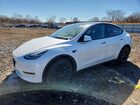 2021 Tesla Model Y White vin: 5YJYGDEE9MF140064