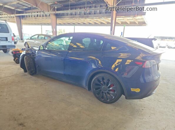 5YJYGDEF1MF277914 2021 TESLA MODEL Blue Tył lewy