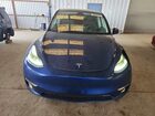 2021 Tesla Model Y Blue vin: 5YJYGDEF1MF277914