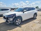 2021 Toyota Highlander L White vin: 5TDCZRBH6MS128191