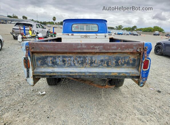 C2545Z120425 1964 CHEVROLET PICKUP Blue Вид салону спереду