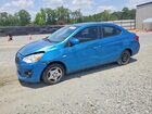 2020 Mitsubishi Mirage G4 Es Синий vin: ML32F3FJ5LHF01485