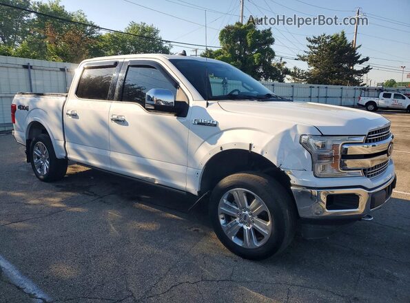 1FTEW1E4XKFC05525 2019 FORD F150 White Widok z przodu