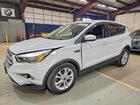 2017 Ford Escape Se Белый vin: 1FMCU0GDXHUB03212