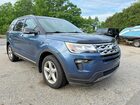 2018 Ford Explorer Xlt White vin: 1FM5K7DH6JGC52056