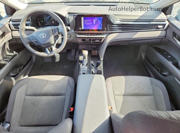 4T1DAACK9SU014195 2025 TOYOTA CAMRY Gray Вид панелі приладів