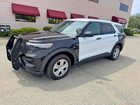 2020 Ford Explorer Police Interceptor Black vin: 1FM5K8AB3LGA71201