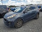 2017 Kia Sportage Ex Blue vin: KNDPN3ACXH7075284