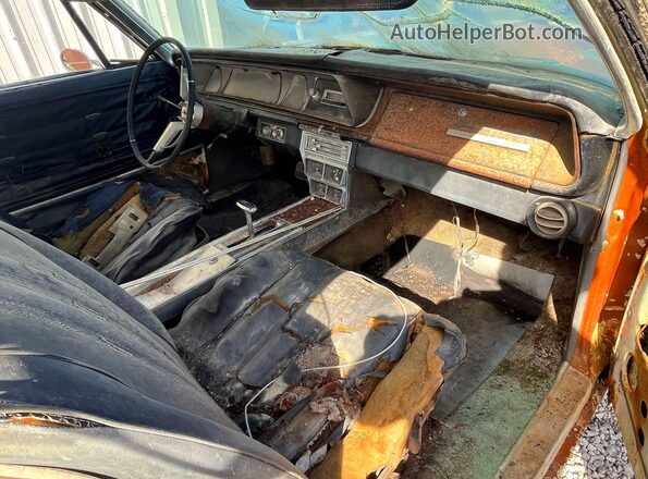 168376S284120 1966 CHEVROLET IMPALA Orange Вид ззаду
