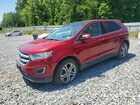 2017 Ford Edge Titanium Red vin: 2FMPK3K95HBC12484