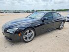2016 Bmw 650 Xi Gran Coupe Black vin: WBA6D6C5XGGF94767