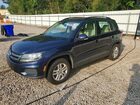 2016 Volkswagen Tiguan S Blue vin: WVGAV7AX2GW602587