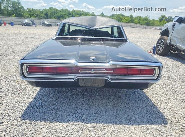 6Y87Z167198 1966 FORD THUNDERBIRD Black Вид ззаду