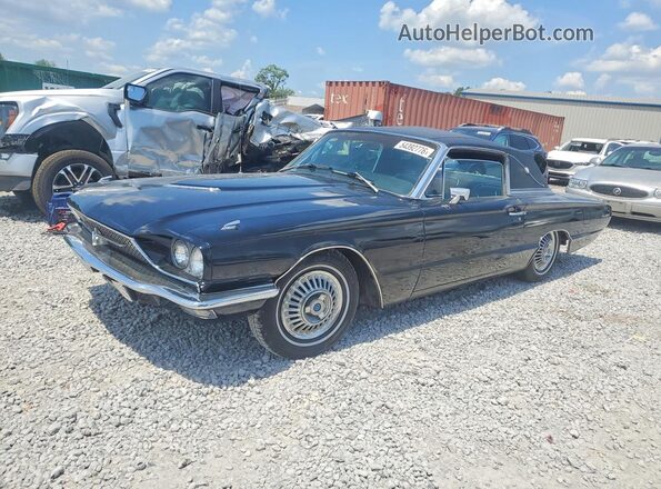 6Y87Z167198 1966 FORD THUNDERBIRD Black Передня ліва чверть