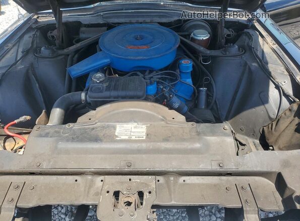 6Y87Z167198 1966 FORD THUNDERBIRD Black Вид задньої частини салону