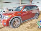 2018 Nissan Armada Platinum Burgundy vin: JN8AY2NF4JX300188