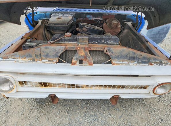 C2545Z120425 1964 CHEVROLET PICKUP Blue Вид підкапотного простору