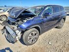 2022 Toyota Highlander Xle Blue vin: 5TDGZRAH6NS117132
