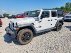 2020 Jeep Wrangler Unlimited Sport White vin: 1C4HJXDG6LW201595