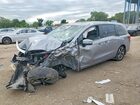 2023 Honda Odyssey Touring Silver vin: 5FNRL6H87PB046027