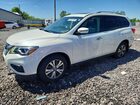 2017 Nissan Pathfinder Sl White vin: 5N1DR2MM6HC676040