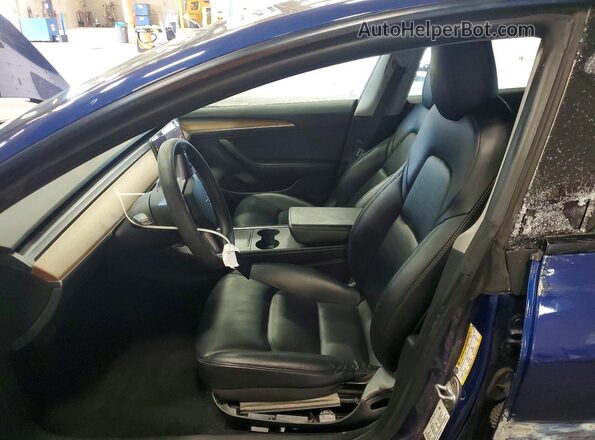 5YJ3E1EAXNF289113 2022 TESLA MODEL Синий Вид панели приборов