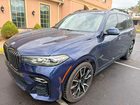 2022 Bmw X7 Xdrive40i Blue vin: 5UXCW2C04N9M02866