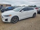 2019 Ford Fusion Sel White vin: 3FA6P0CD8KR265150