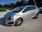 2016 Chevrolet Sonic Lt Silver vin: 1G1JC6SH4G4111325