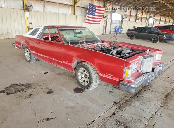 7A93H625047 1977 MERCURY MECURY Red წინა მარჯვენა