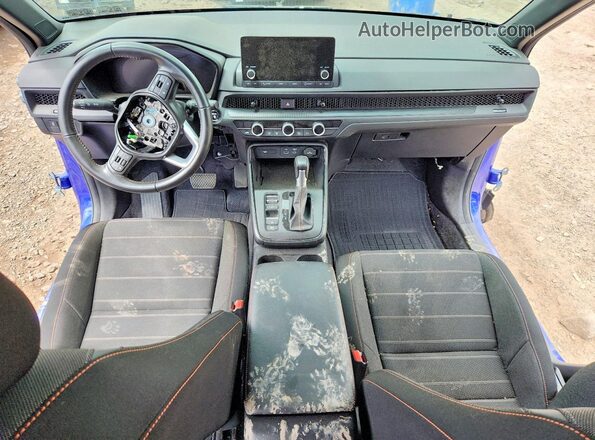 7FARS5H57RE022370 2024 HONDA CR-V Синий Вид панели приборов
