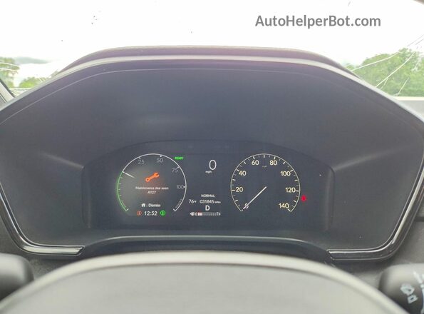 7FARS6H85RE077805 2024 HONDA CR-V Черный Вид щитка приборов