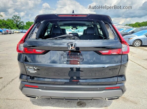 7FARS6H85RE077805 2024 HONDA CR-V Черный Вид сзади
