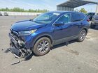 2021 Honda Cr-v Ex Blue vin: 7FART6H59ME032863