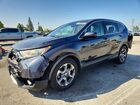 2018 Honda Cr-v Ex Gray vin: 7FARW1H55JE015175