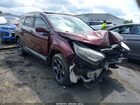 2018 Honda Cr-v Touring Burgundy vin: 7FARW2H97JE034397