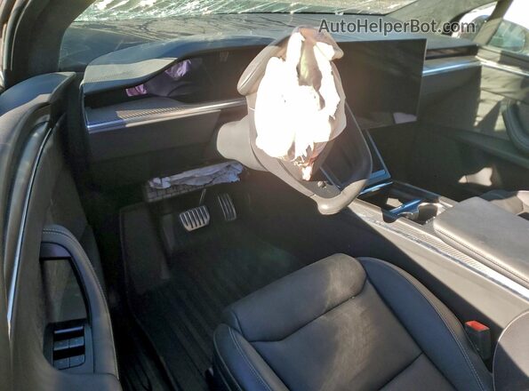 7SAXCBE60RF438677 2024 TESLA X Charcoal Вид панелі приладів