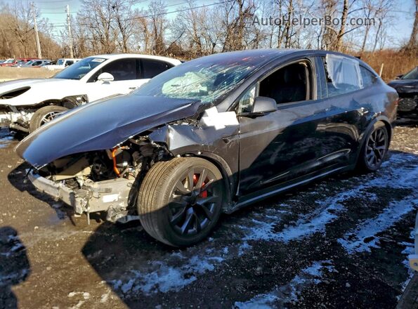 7SAXCBE60RF438677 2024 TESLA X Charcoal Передня ліва чверть