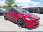2023 Tesla Model X Plaid Tri Motor All-wheel Drive Burgundy vin: 7SAXCBE65PF428918