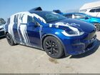2023 Tesla Model X Dual Motor All-wheel Drive/standard Range Dark Blue vin: 7SAXCDE59PF386840