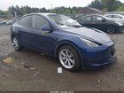 2024 Tesla Model Y Long Range Dual Motor All-wheel Drive Blue vin: 7SAYGAEE0RF989069