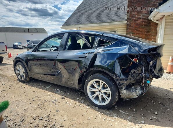 7SAYGAEE2NF519751 2022 TESLA MODEL Black უკანა მარცხენა