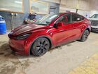 2025 Tesla Model Y Red vin: 7SAYGAEE3SF306075