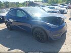 2022 Tesla Model Y Long Range Dual Motor All-wheel Drive Blue vin: 7SAYGAEE4NF314416