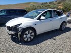 2023 Tesla Model Y White vin: 7SAYGAEEXPF688788