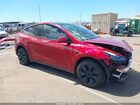 2024 Tesla Model Y Long Range Single Motor Rear-wheel Drive/rwd Red vin: 7SAYGDED1RF131005