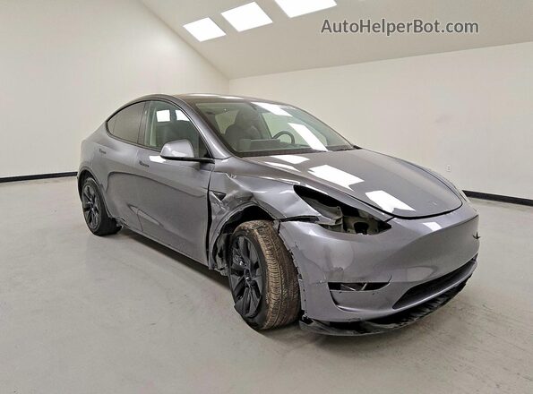 7SAYGDED4RF200253 2024 TESLA MODEL Gray Առջևի աջ